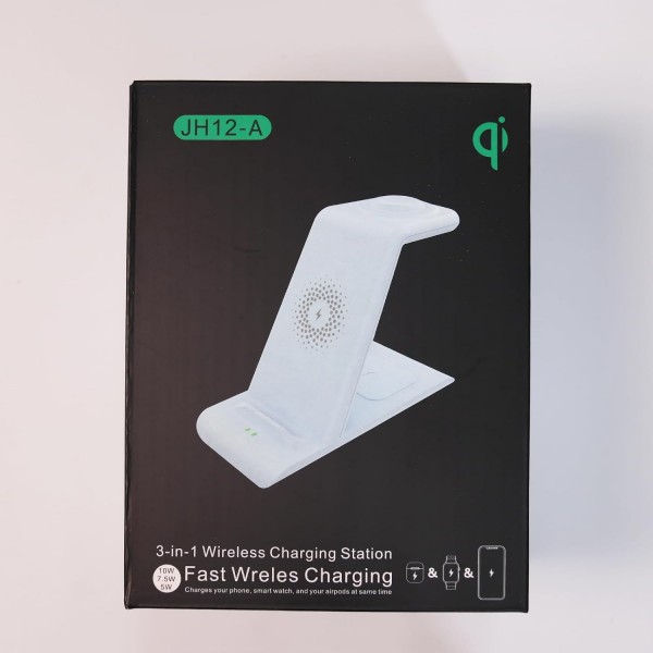 Aimtel 3 in 1 kabellose Ladestation für Apple Watch und iPhone Induktive Wireless Charger kompatibel für Apple Watch 9/8/7/Ultra 2/SE 6/5/4/3/AirPods Pro 2/iPhone 15/15 Pro/14/13/12/11 Pro Max/XS/XR