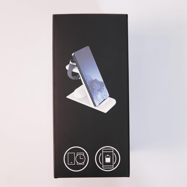 Aimtel Kabellos Ladegerät Kompatibel mit Samsung Galaxy Watch 5 Pro 45mm Ladestation für Galaxy Watch 6 40mm/44mm/6 Classic43/47mm/5/4/3/Active 2/Galaxy S23/S23+/Ultra/S22/S21/S20/Z Flip5/Z Fold5/Buds