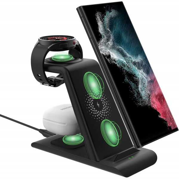 Aimtel Kabellos Ladegerät Kompatibel mit Samsung ...