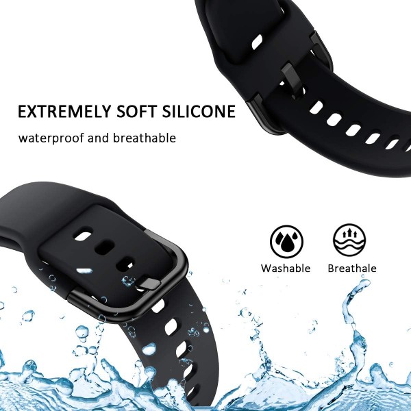 Aimtel Armband Kompatibel mit Samsung Galaxy Watch 6 40mm/44mm/Classic 43mm/47mm/Galaxy Watch 5/5 Pro/4/4 pro/Active2 40mm/44mm Armband,Galaxy Watch 42mm Weiches Silikon Uhrenarmband Silikonarmband