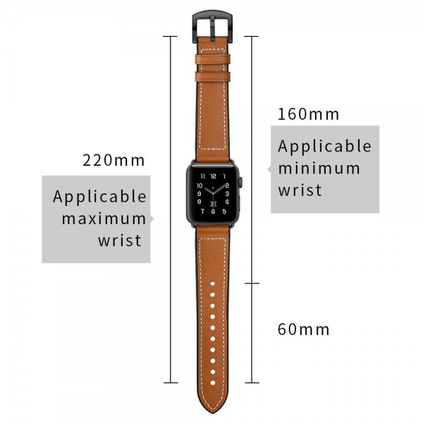 Aimtel Hybrid Rubber Leather Sports Bands Compatible with Sweat Proof Silicone Vintage Apple Watch Band iwatch Series 4 40mm,Series 1 2 3 38mm Nike Sport and Edition (Brown) (40mm(38mm)) (44mm)